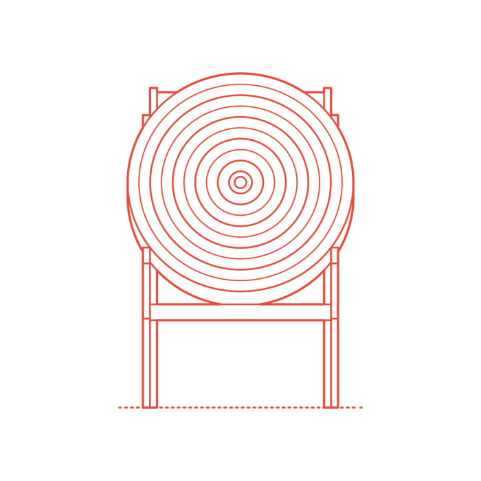 Free Download Vectors, Sports Archery Target Stand Fita Clean Outline Svg Vector