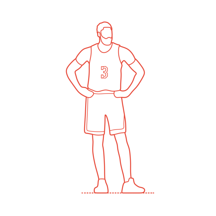 Free Download Vectors, Sports Basketball Anthony Davis Simple Line Art Svg Vector