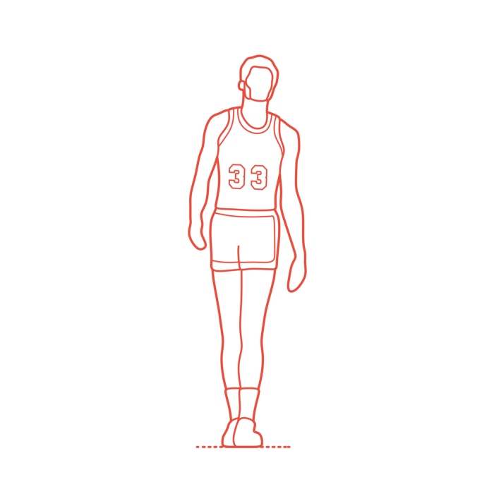 Free Download Vectors, Sports Basketball Kareem Abdul Jabbar Sketch Drawing Svg Vector