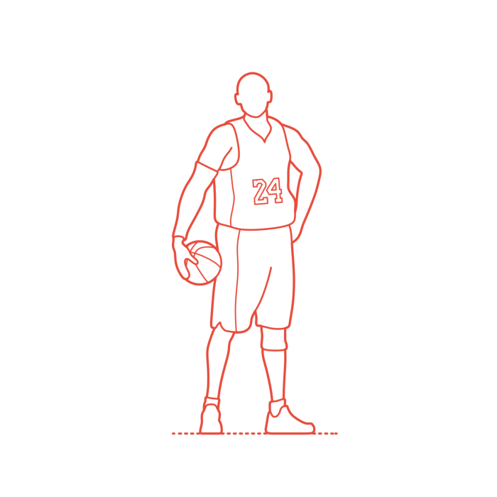 Free Download Vectors, Sports Basketball Kobe Bryant Craft Design Svg File