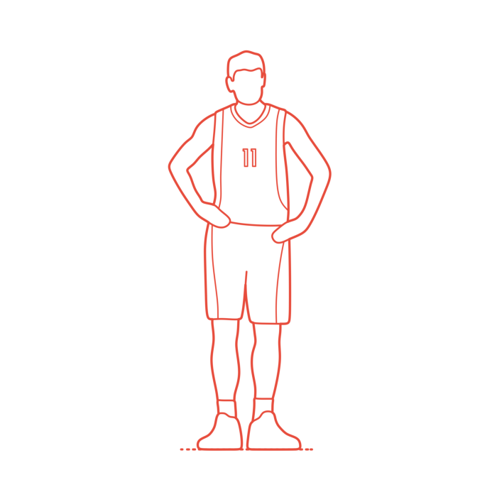 Free Download Vectors, Sports Basketball Yao Ming Digital Sketch Svg Design