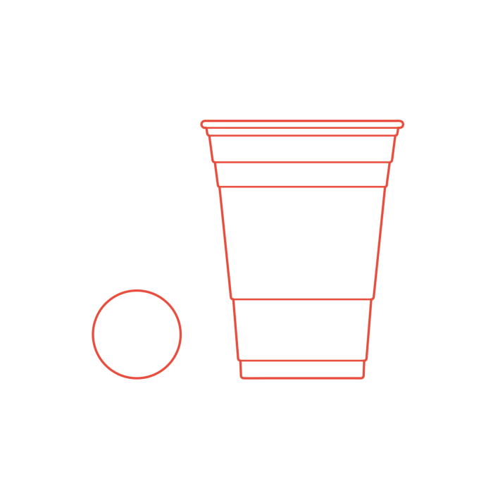 Free Download Vectors, Sports Beer Pong Beirut Beer Pong Beirut Contour Svg Vector