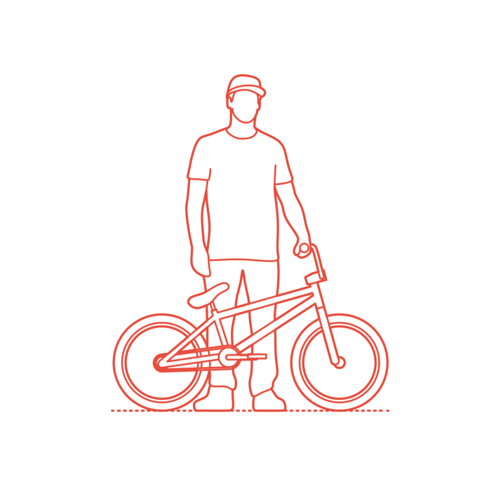 Free Vector, Sports Bmx Corey Bohan Blueprint Style Svg Vector