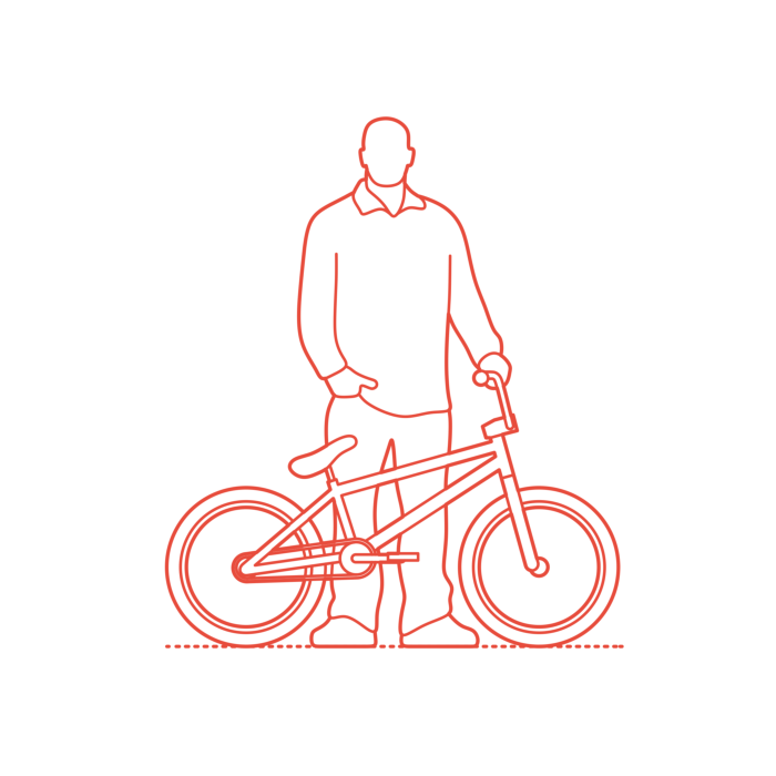 Free Download Vectors, Sports Bmx Dave Mirra Contour Svg Vector