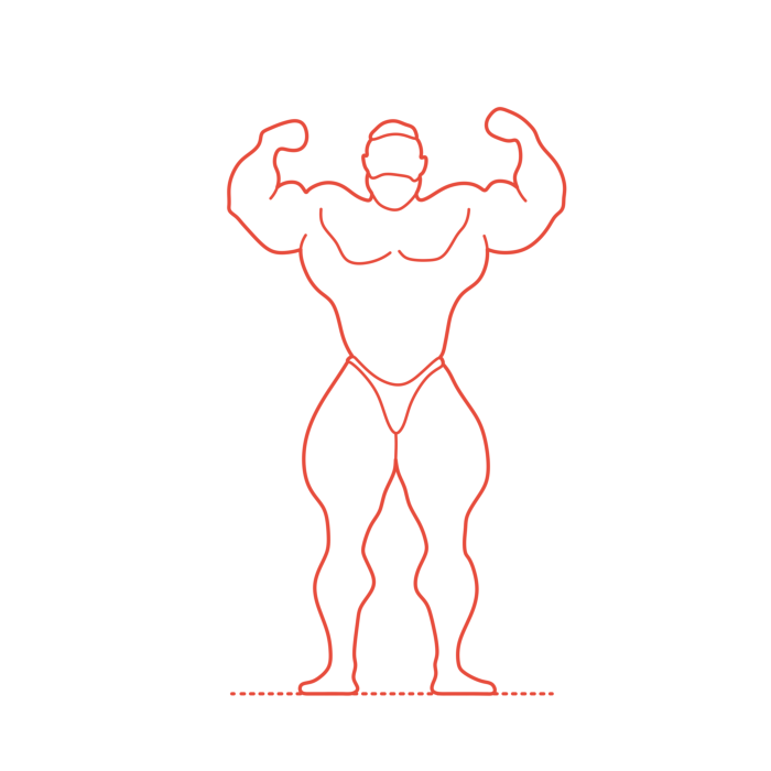 Free Download Vectors, Sports Bodybuilding Engraving Svg Design
