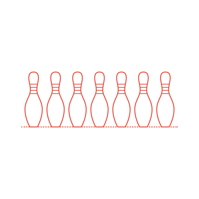 Free Download Vectors, Sports Bowling Ten Pin Pin Deck Ink Drawing Svg Vector