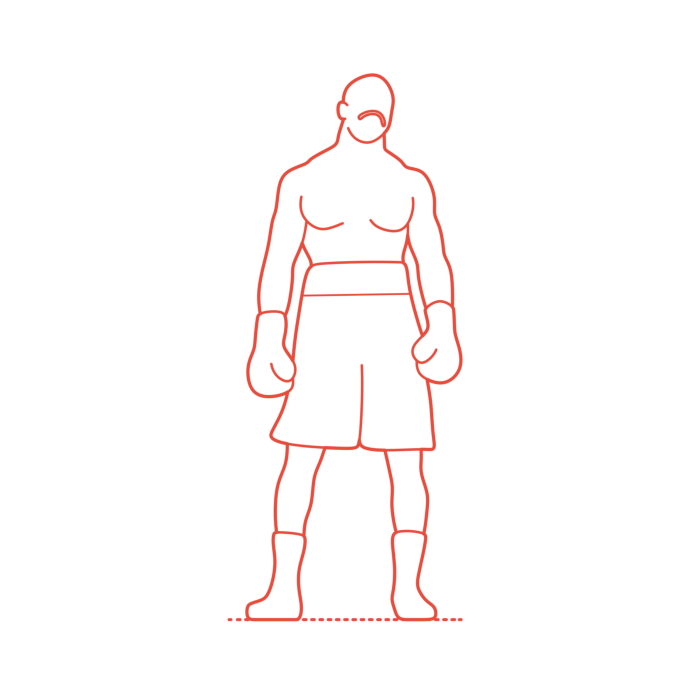 Free Download Vectors, Sports Boxing Evander Holyfield Ink Drawing Svg Vector