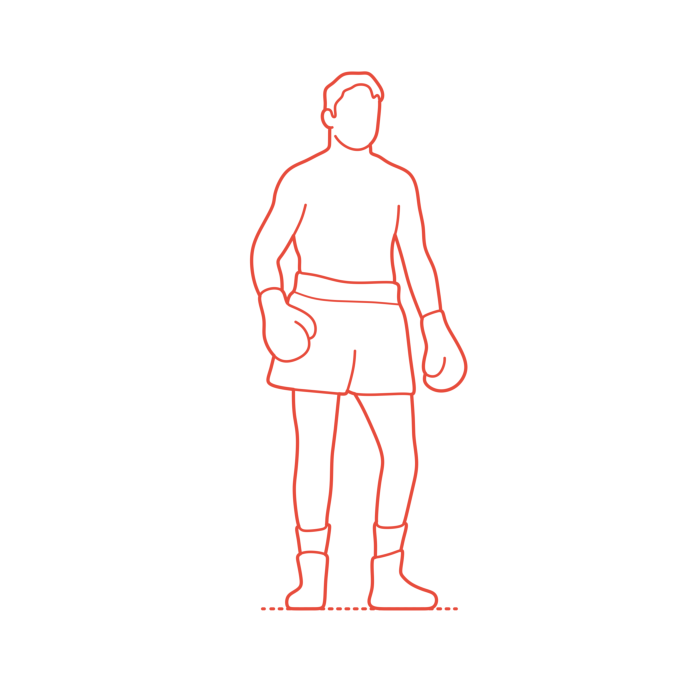 Free Download Vectors, Sports Boxing Oscar De La Hoya Digital Sketch Svg Design