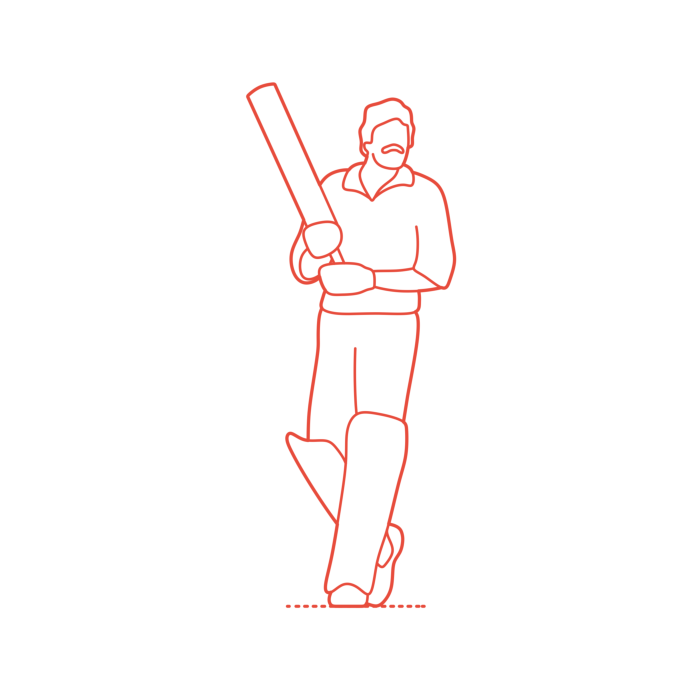 Free Download Vectors, Sports Cricket Kapil Dev Silhouette Svg Vector