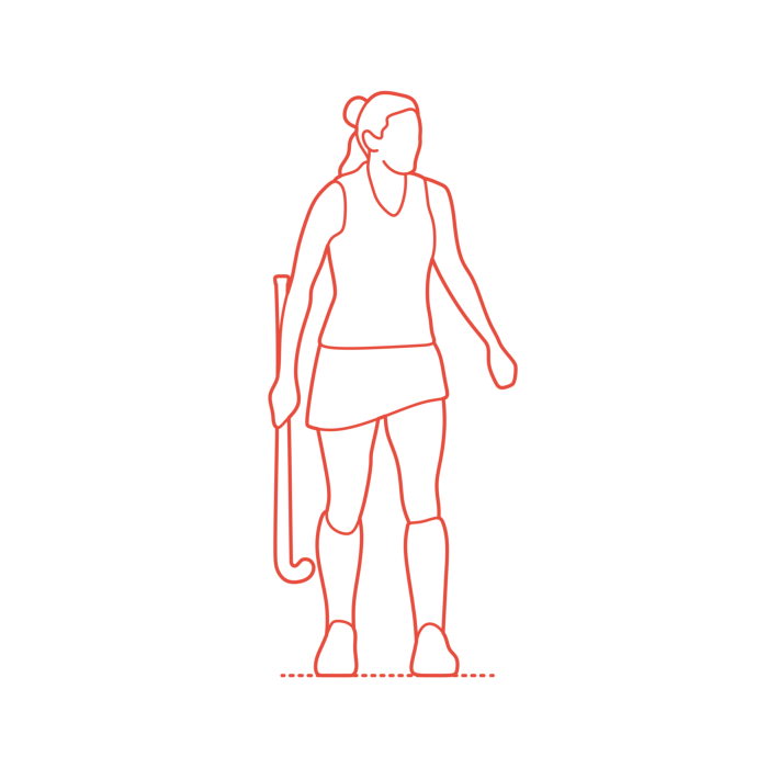 Free Download Vectors, Sports Field Hockey Luciana Aymar Realistic Outline Svg Vector