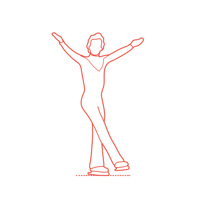 Free Download Vectors, Sports Figure Skating Scott Hamilton Outline Drawing Svg Vector