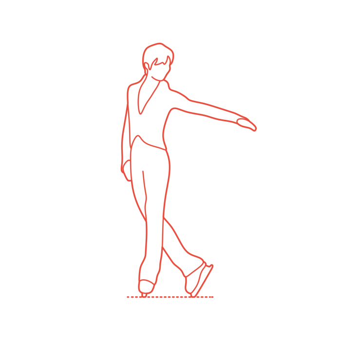 Free Download Vectors, Sports Figure Skating Yuzuru Hanyu Clean Outline Svg Vector