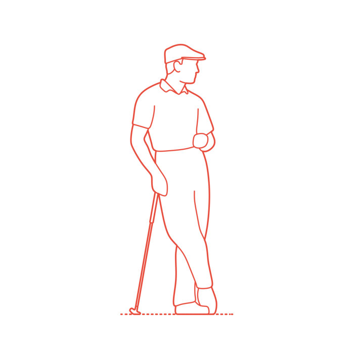 Free Download Vectors, Sports Golf Ben Hogan Blueprint Style Svg Vector