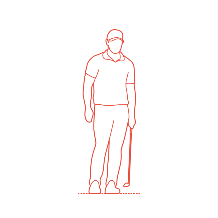 Free Download Vectors, Sports Golf Brooks Koepka Realistic Outline Svg Vector