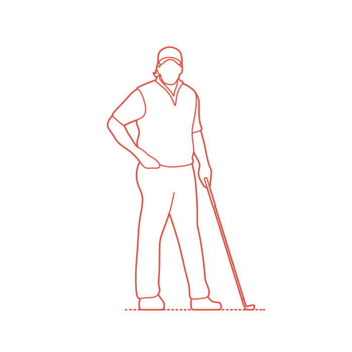 Free Download Vectors, Sports Golf Phil Mickelson Clean Outline Svg Vector