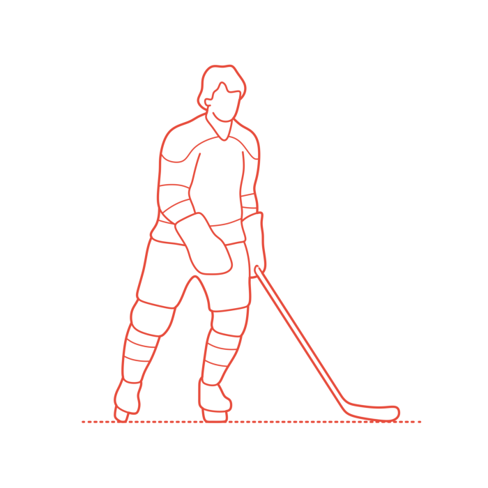 Free Download Vectors, Sports Ice Hockey Bobby Orr Blueprint Style Svg Vector