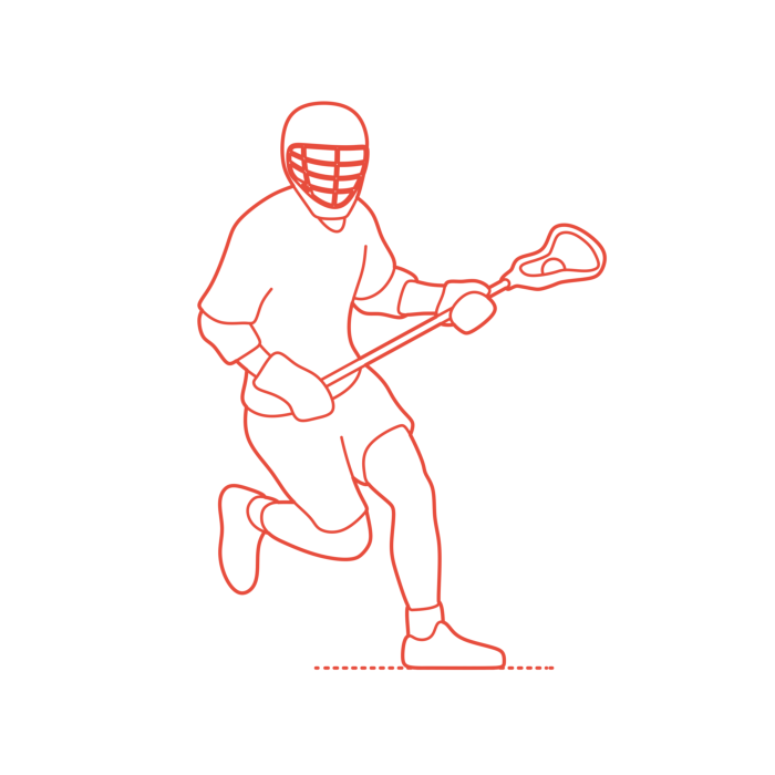 Free Download Vectors, Sports Lacrosse Cradling Sketch Drawing Svg Vector