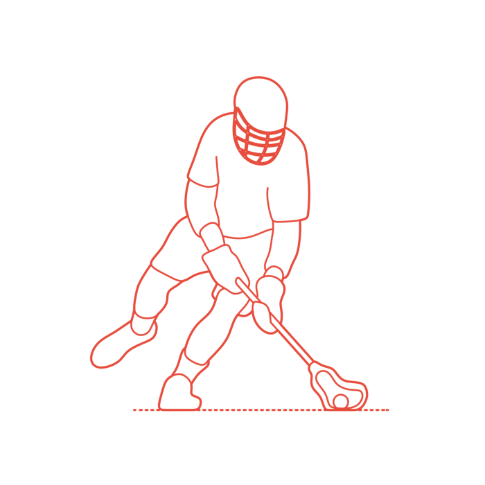 Free Download Vectors, Sports Lacrosse Scooping Realistic Outline Svg Vector
