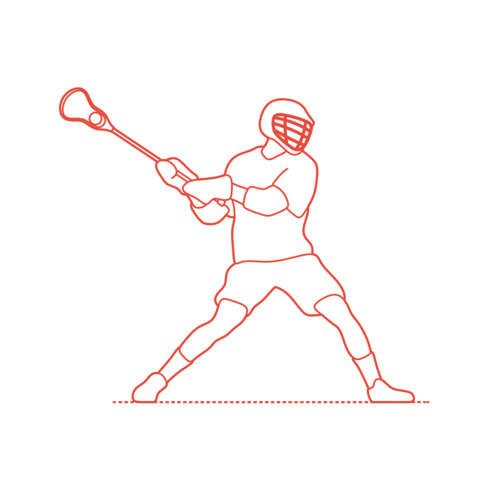 Free Download Vectors, Sports Lacrosse Throwing Blueprint Style Svg Vector