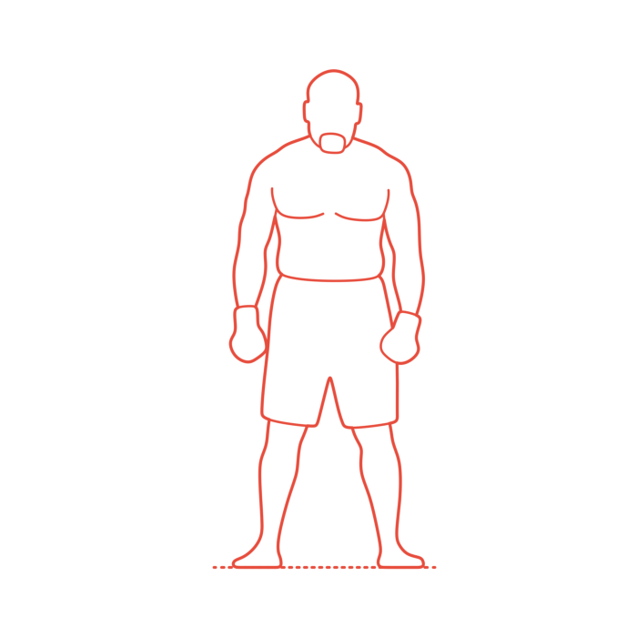 Free Download Vectors, Sports Mixed Martial Arts Mma Daniel Cormier Sticker Outline Svg File