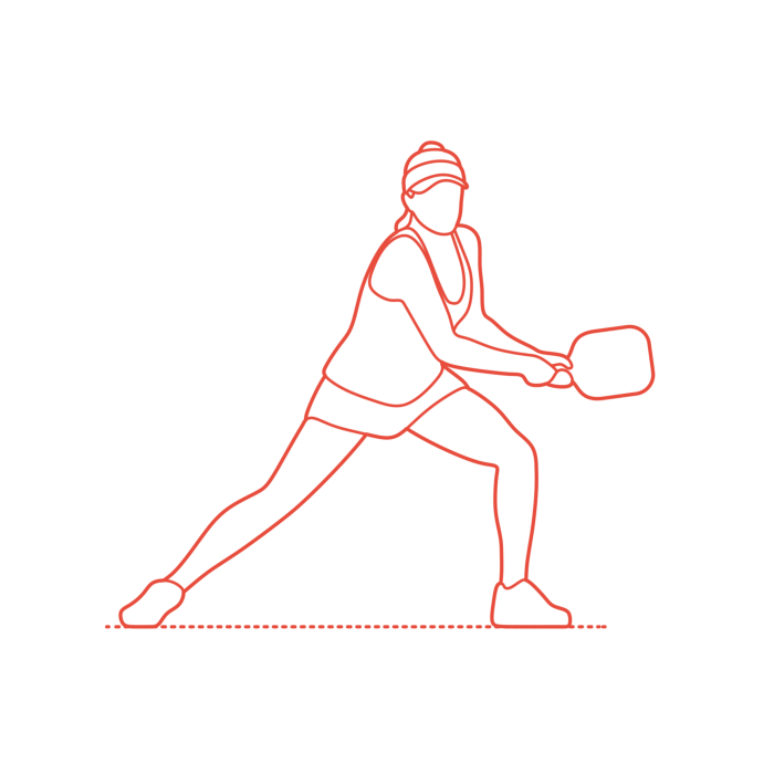 Free Download Vectors, Sports Pickleball Michelle Esquivel Printable Line Art Svg