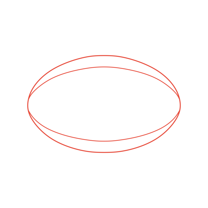 Free Download Vectors, Sports Rugby Ball Simple Line Art Svg Vector