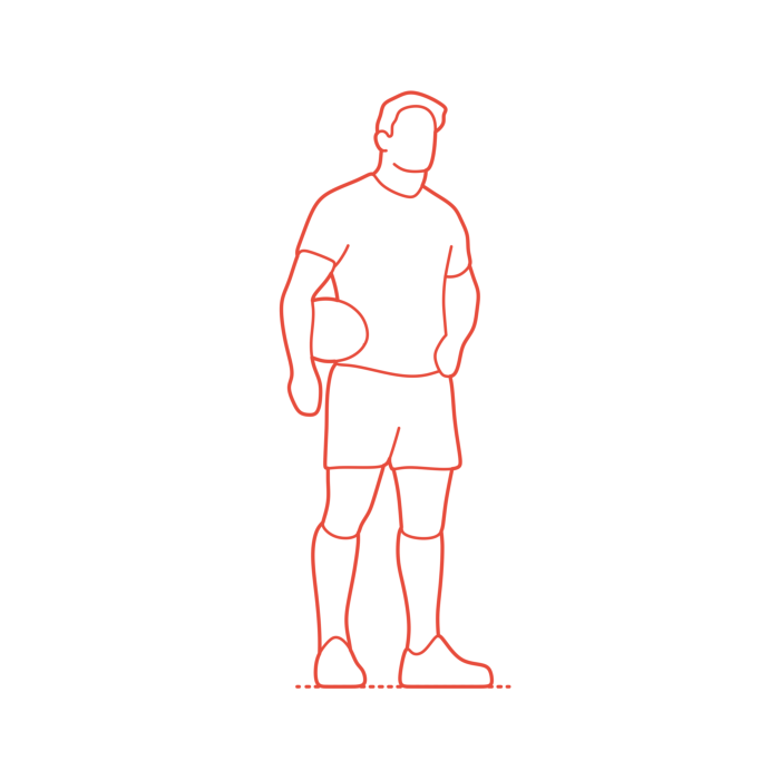 Free Download Vectors, Sports Rugby Dan Carter Silhouette Svg Vector