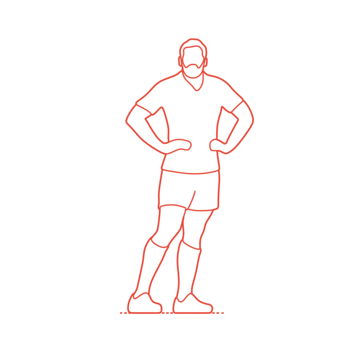 Free Download Vectors, Sports Rugby Kieran Read Monoline Svg Vector
