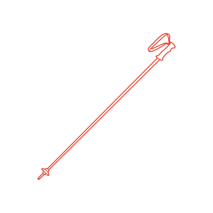 Free Download Vectors, Sports Ski Poles Sketch Svg Vector