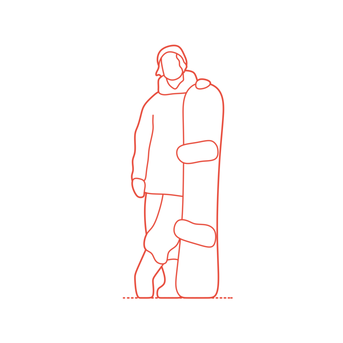 Free Download Vectors, Sports Snowboarding Scott James Blueprint Style Svg Vector