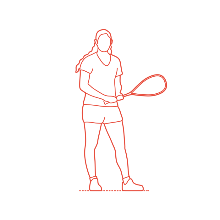 Free Download Vectors, Sports Squash Nour El Sherbini Cad Style Svg Vector