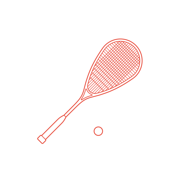 Free Download Vectors, Sports Squash Editable Svg Line Art