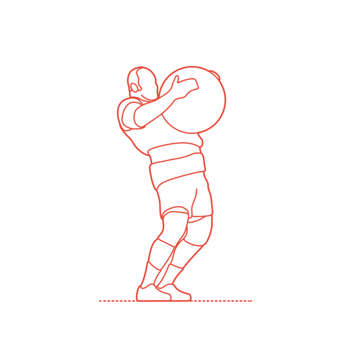 Free Download Vectors, Sports Strongman Editable Svg Line Art