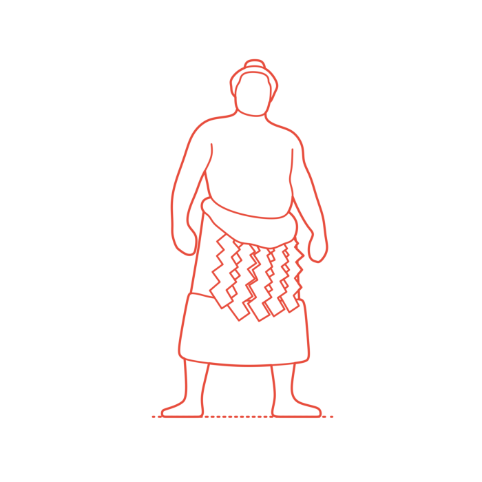 Free Download Vectors, Sports Sumo Wrestling Taiho Koki Cad Style Svg Vector
