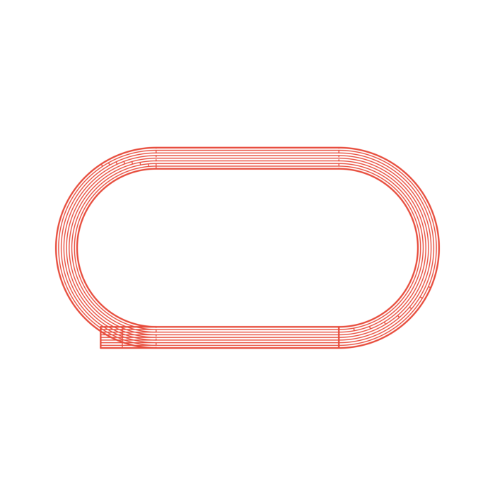 Free Download Vectors, Sports Track And Field 400M Track Silhouette Svg Vector