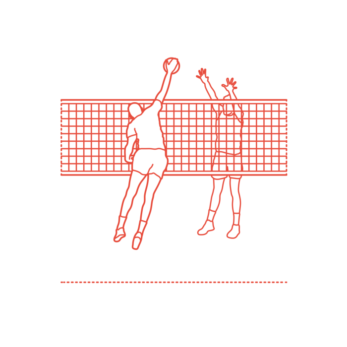 Free Download Vectors, Sports Types Net Sports Outline Drawing Svg Vector