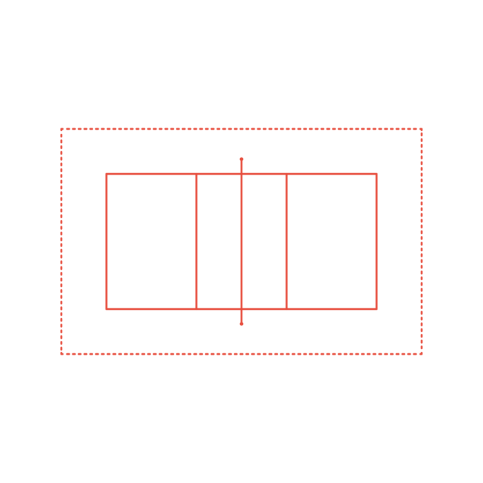 Free Download Vectors, Sports Volleyball Courts Editable Svg Line Art