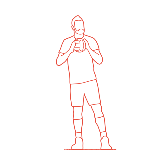 Free Download Vectors, Sports Volleyball Ivan Zaytsev Contour Svg Vector