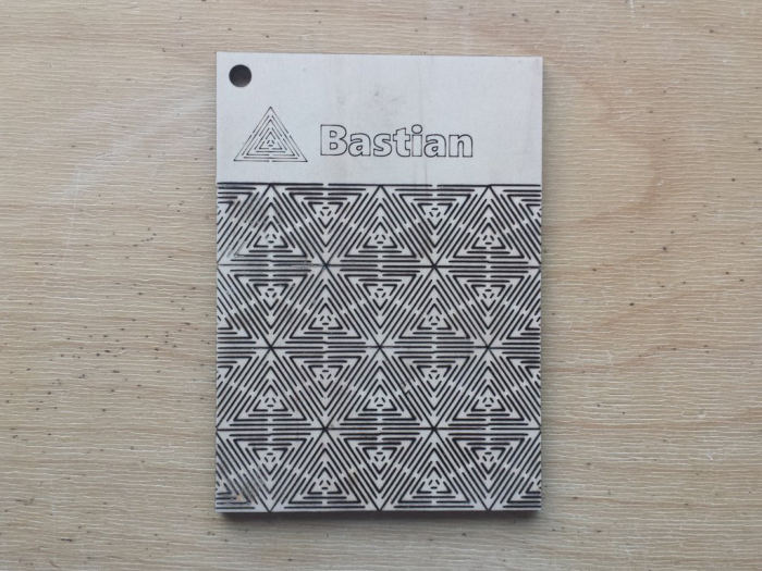 Free Download Vectors, Bastian Pattern Living Hinge Template For Laser Cut Laser Cut DXF File