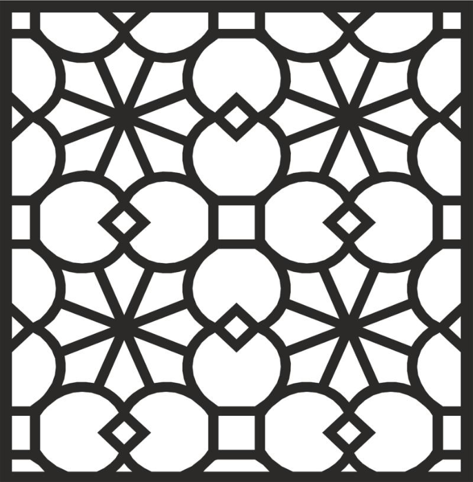 Free Download Vectors, Ornamental Patterns 5 Laser Cut DXF File
