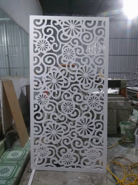 Free Vector Jali Inspired Screen Pattern Laser Cut DXF File