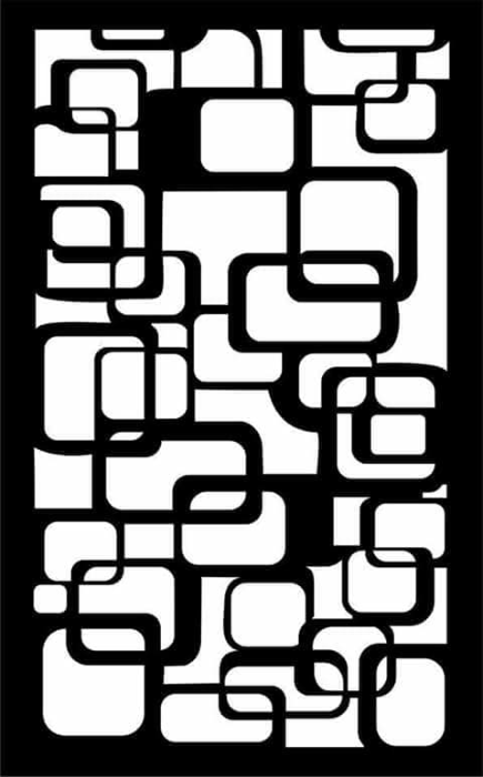 Free Download Vectors, Wall Separator Pattern 57 Laser Cut DXF File