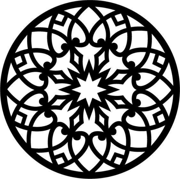 Free Download Vectors, Metal Work Pattern 016 Laser Cut DXF File