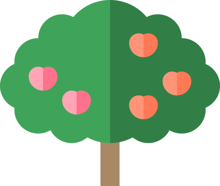 Free Download Vectors, Apple Tree Ink Drawing Svg Vector