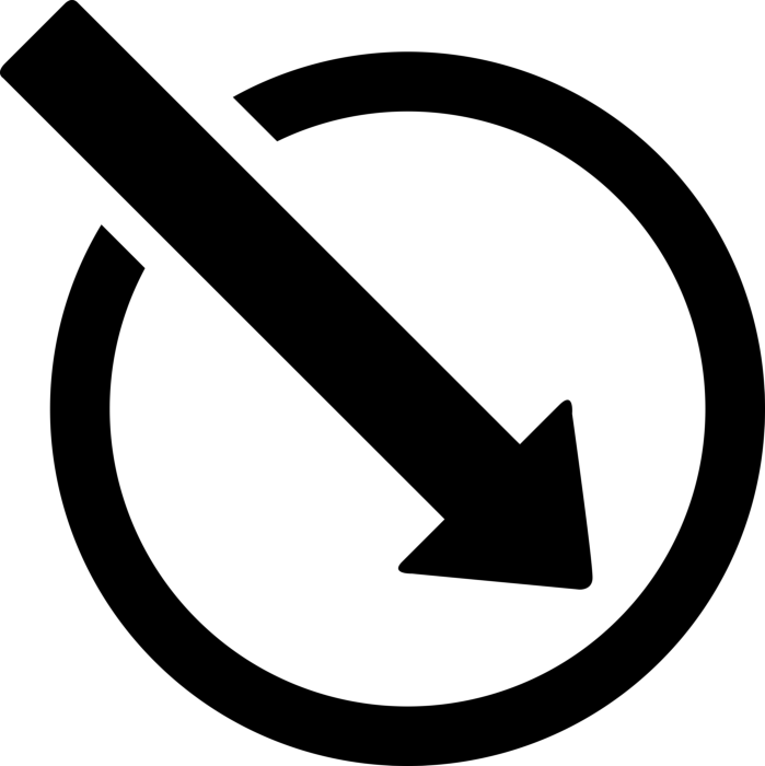 Free Download Vectors, Arrow Inside A Circle Craft Design Svg File