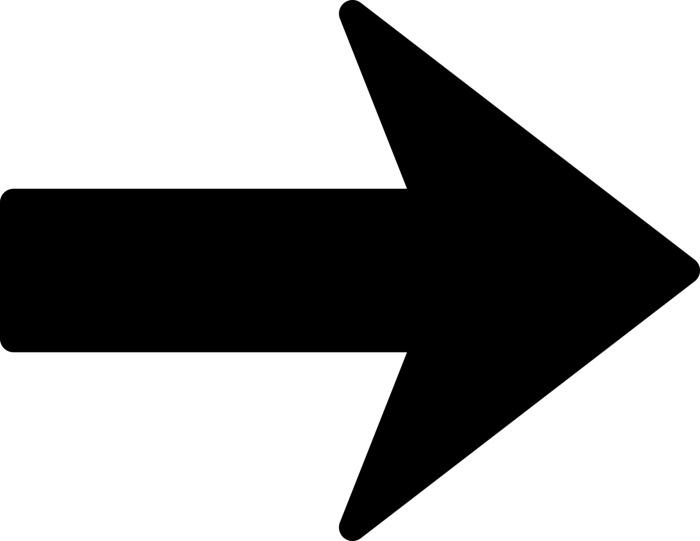 Free Download Vectors, Arrow Pointing To Right Simple Line Art Svg Vector