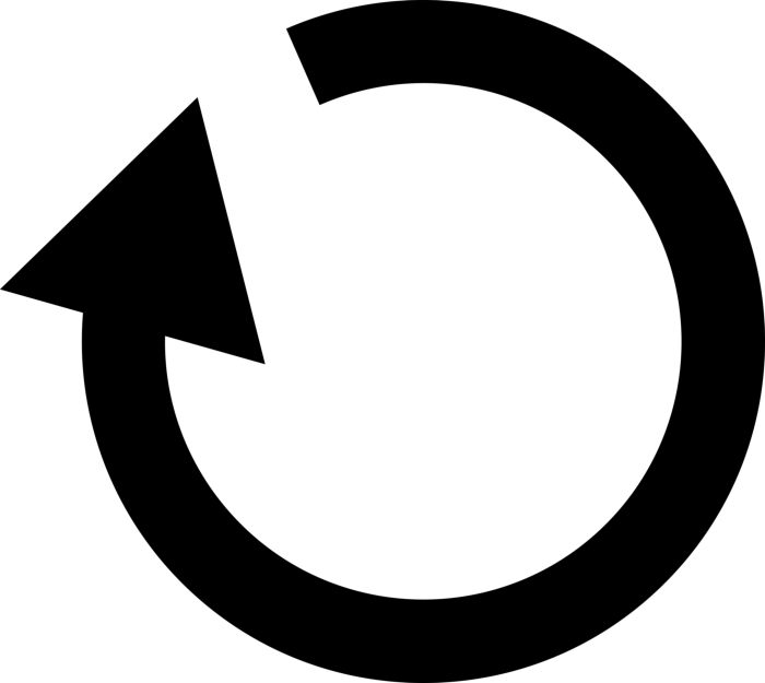Free Download Vectors, Circular Rotating Arrow Sketch Svg Vector