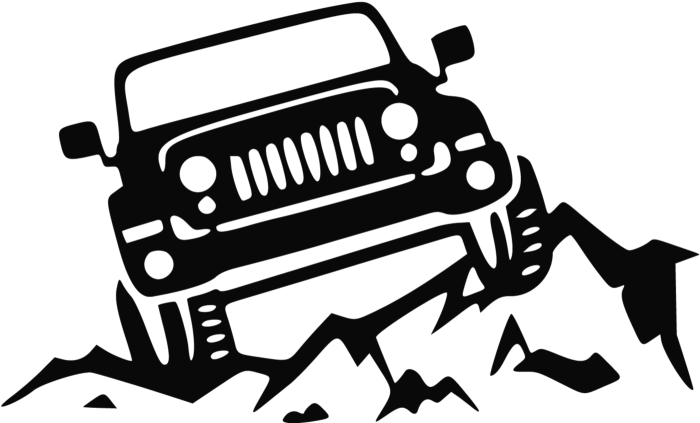 Free Download Vectors, Free Jeep Sticker Icon Vinyl Cutting Svg File