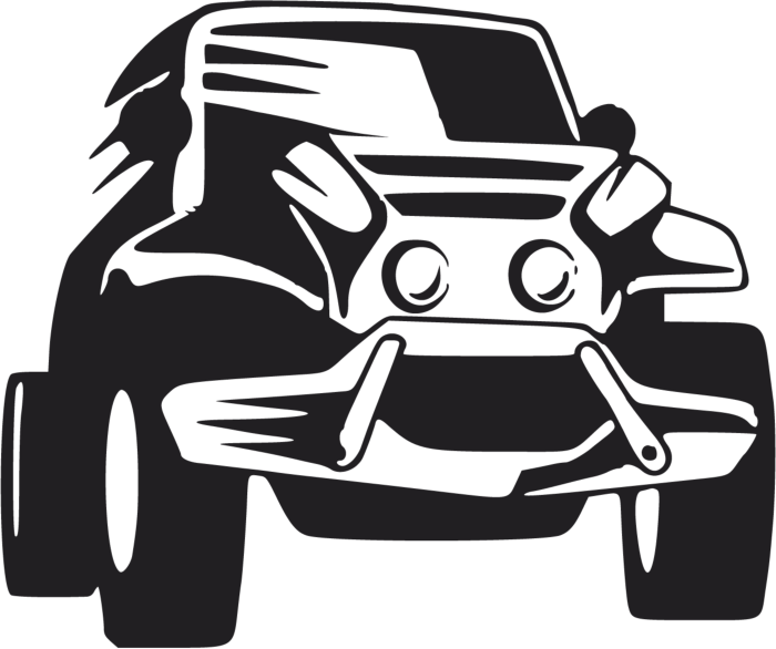 Free Vector Massive Jeep Sticker Svg Vector Tracing Design