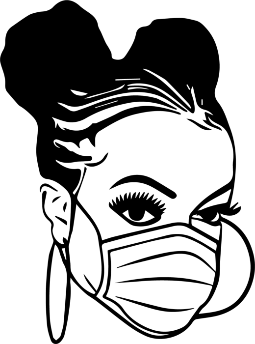 Free Download Vectors, Afro Women 13 Realistic Outline Svg Vector